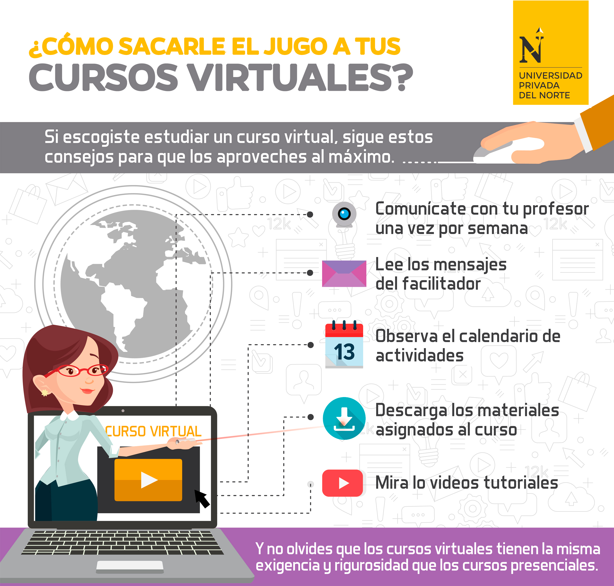 consejos cursos virtuales working adult