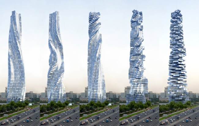 torre de dubái arquitectura