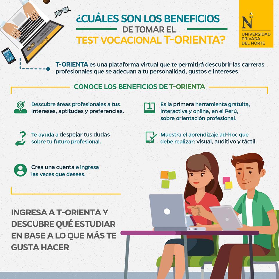 beneficios de nuestro test vocacional t-orienta