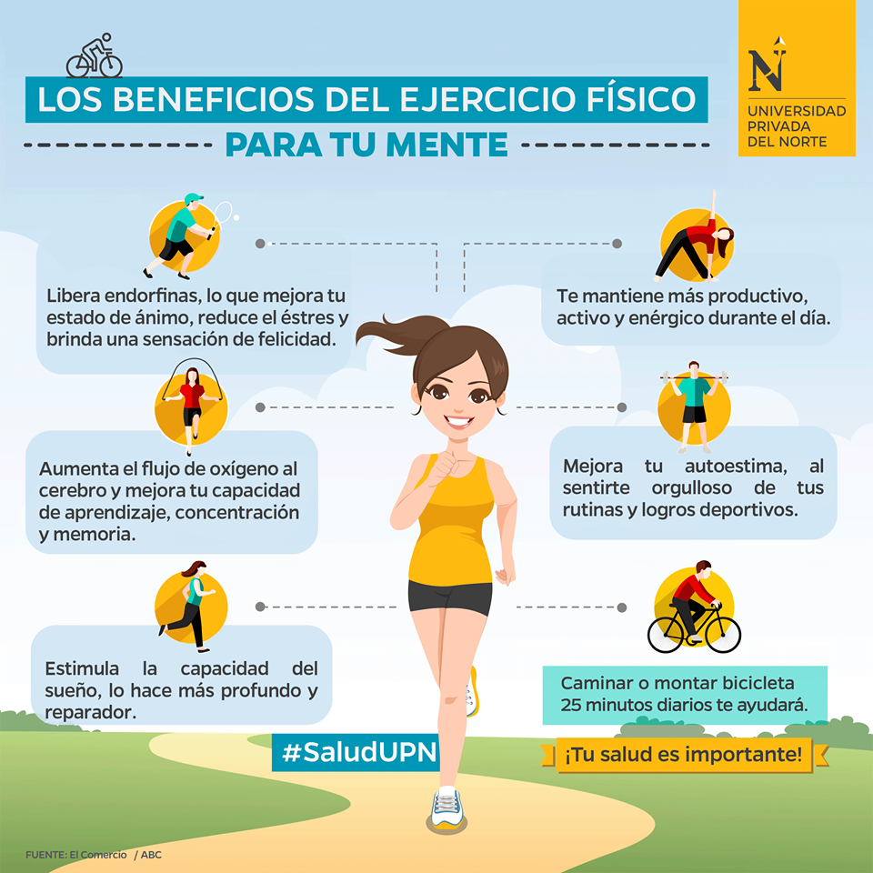 beneficios del ejercicio físico en tu mente