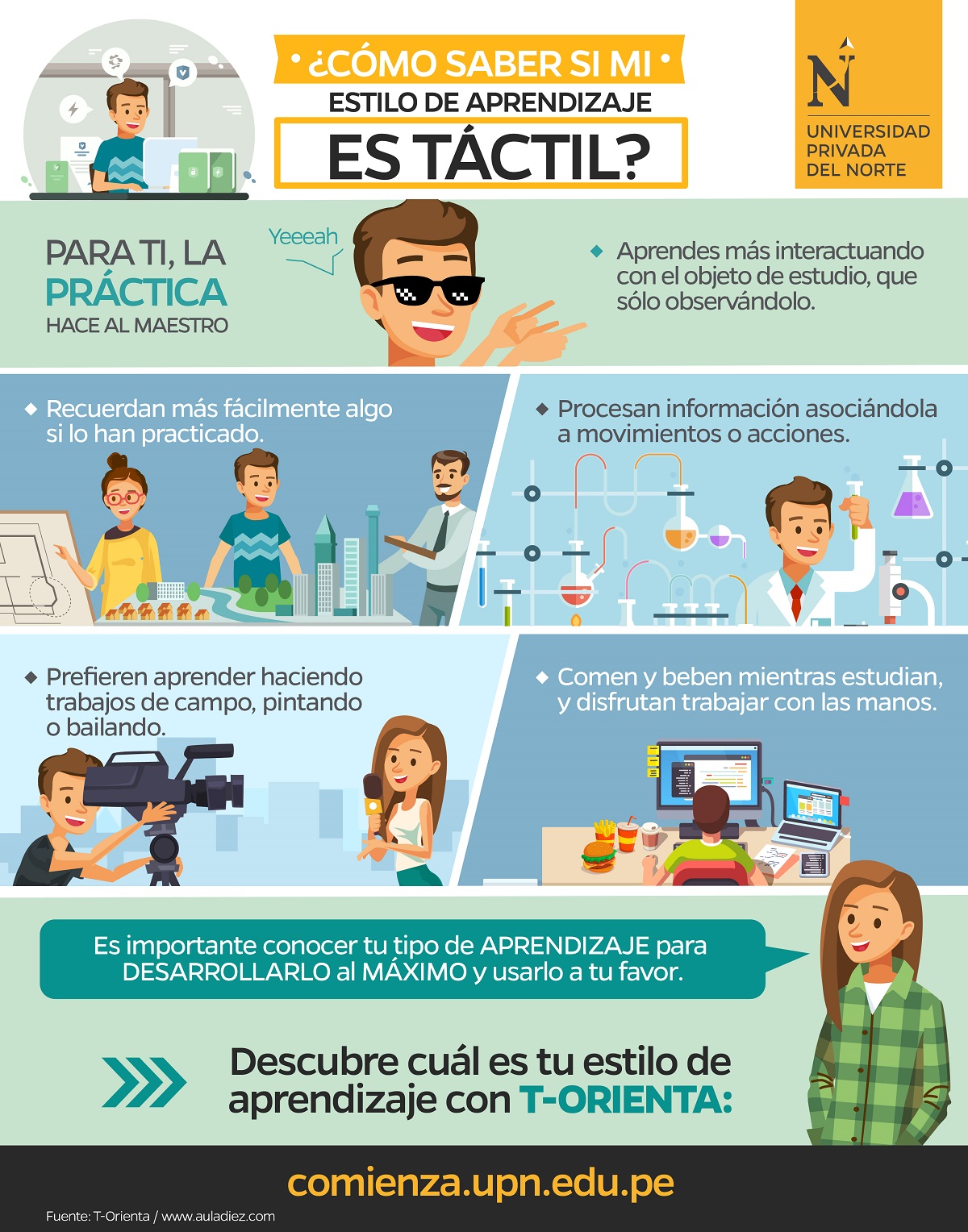 ¿cómo saber si mi estilo de aprendizaje es táctil?
