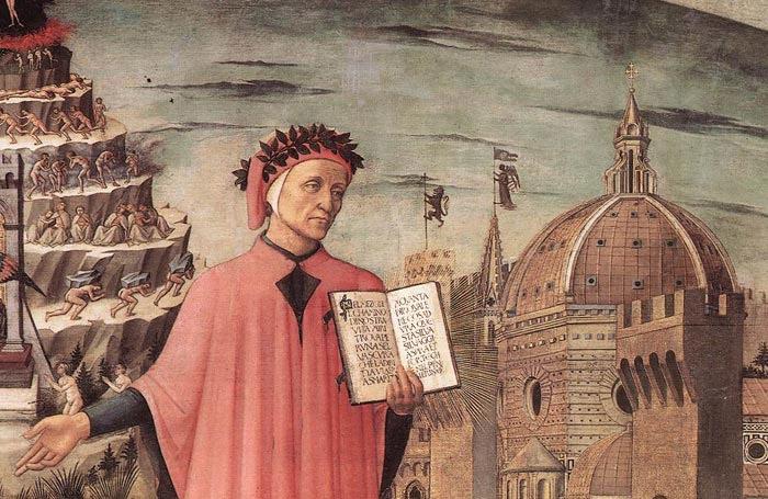 dante a la mitad del camino de la vida