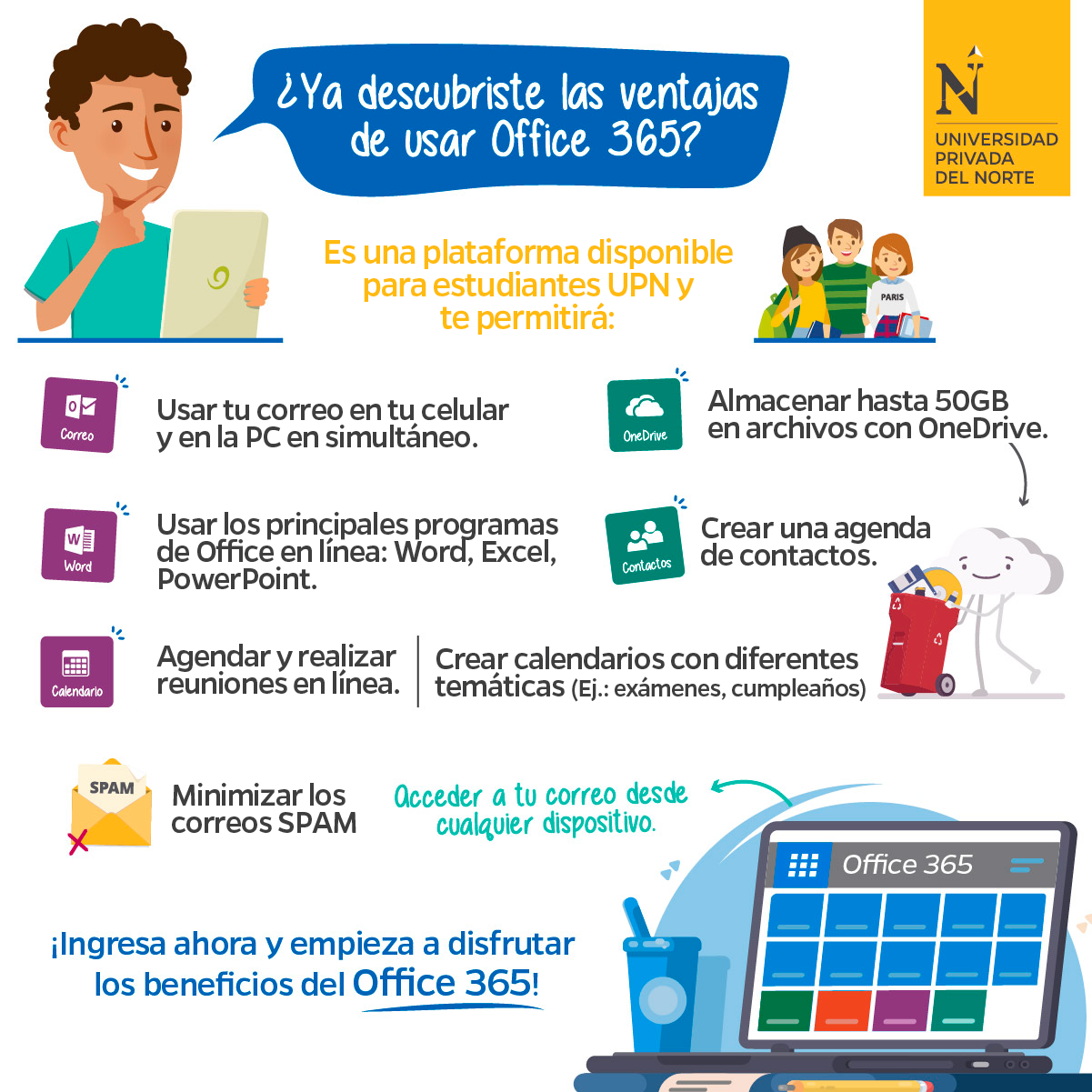 ¿conoces las ventajas de usar office 365?