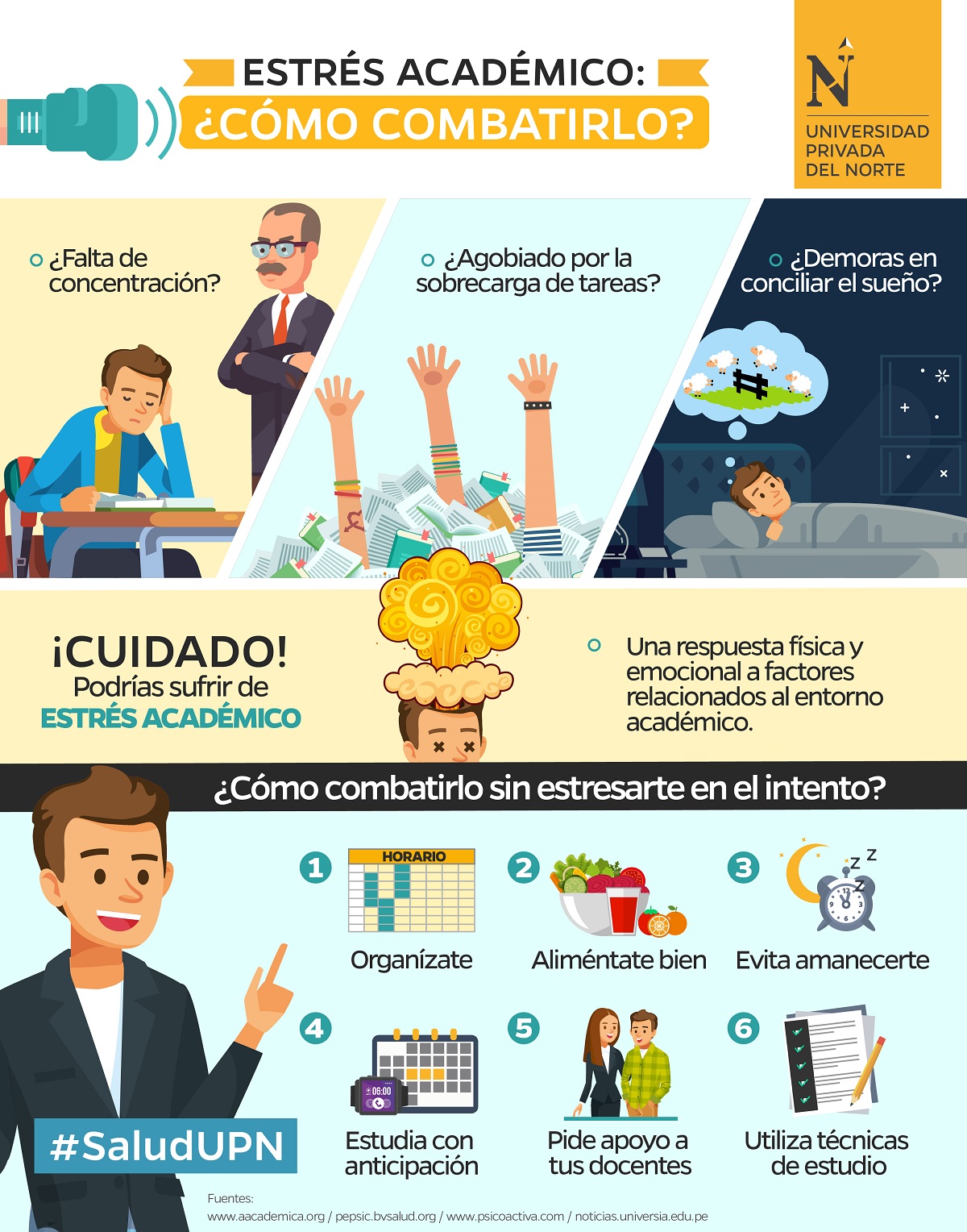 estrés académico: ¿cómo combatirlo?