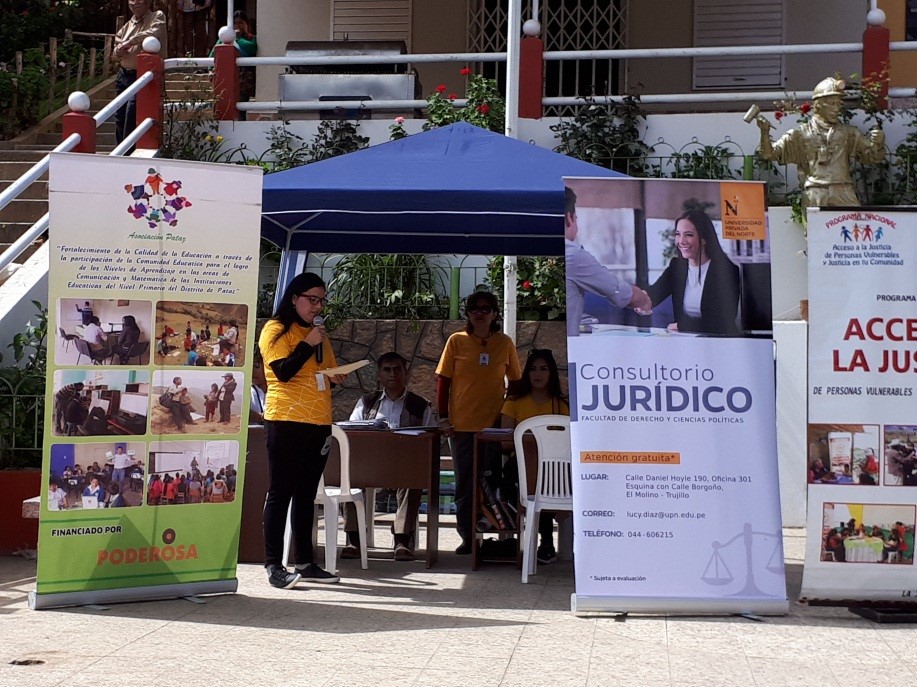 "fue un gran aprendizaje trabajar por los derechos de identidad de los pobladores de Pataz"