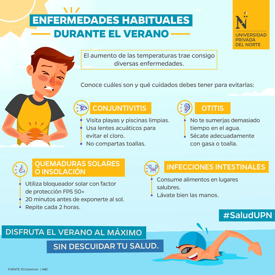 ¿cómo prevenir enfermedades habituales de verano?