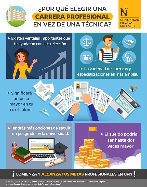 ¿por qué elegir una carrera profesional en vez de una técnica?