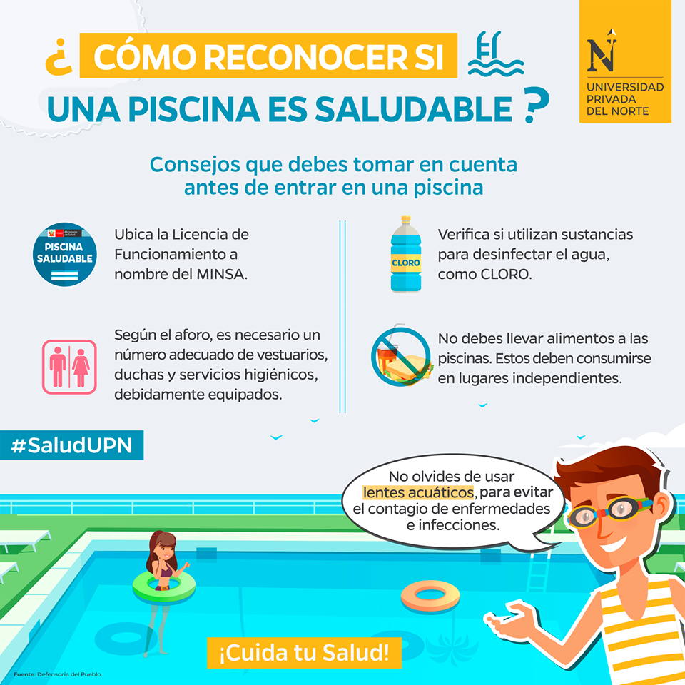 ¿cómo reconocer si una piscina es saludable?