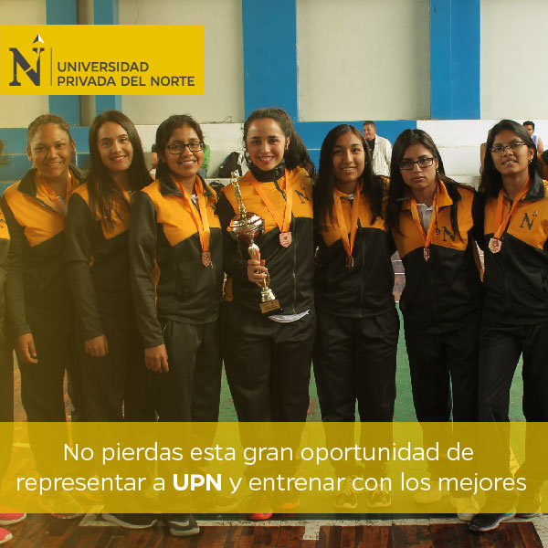inscríbete y sé parte de las selecciones deportivas upn