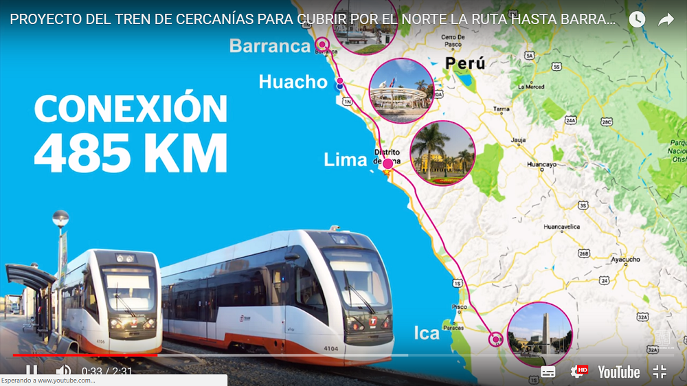 tren de cercanías: ¿por qué debe conectar al centro de lima?