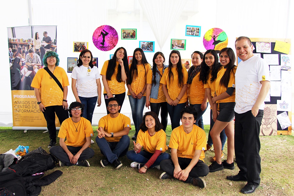 "amigos del centro de información UPN" realizan labores sociales en Cajamarca