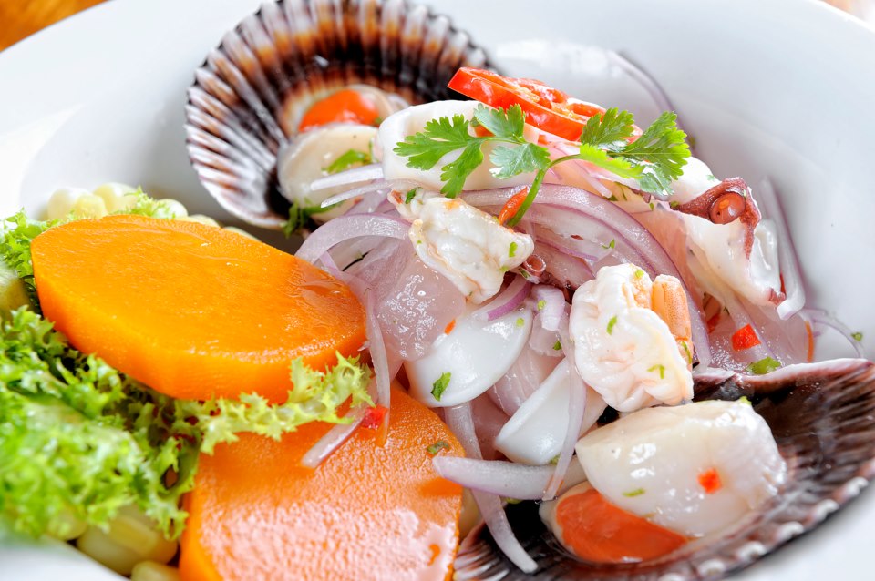 frutos del mar: deliciosos y saludables