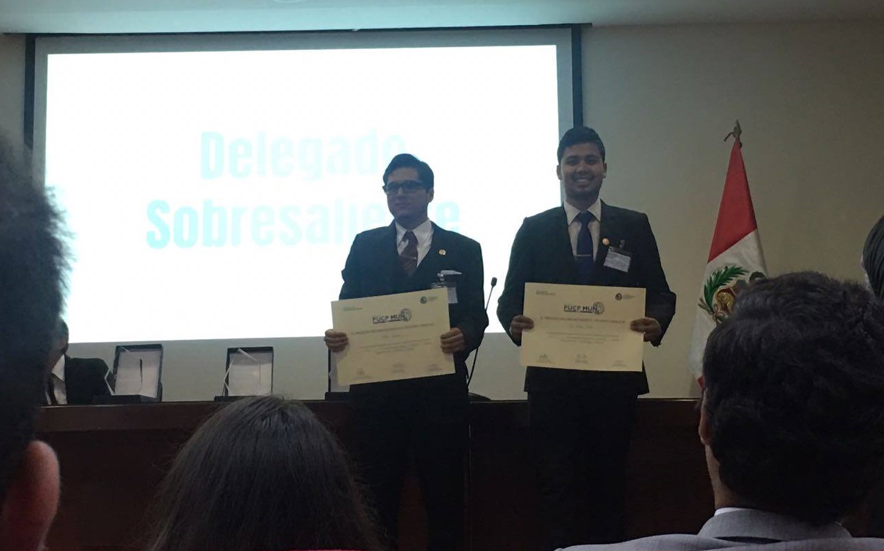 "Logramos hacer un buen papel en el PUCP-MUN 2018"