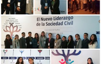 Nuestros estudiantes líderes participaron en el XIV Encuentro Iberoamericano de la Sociedad Civil