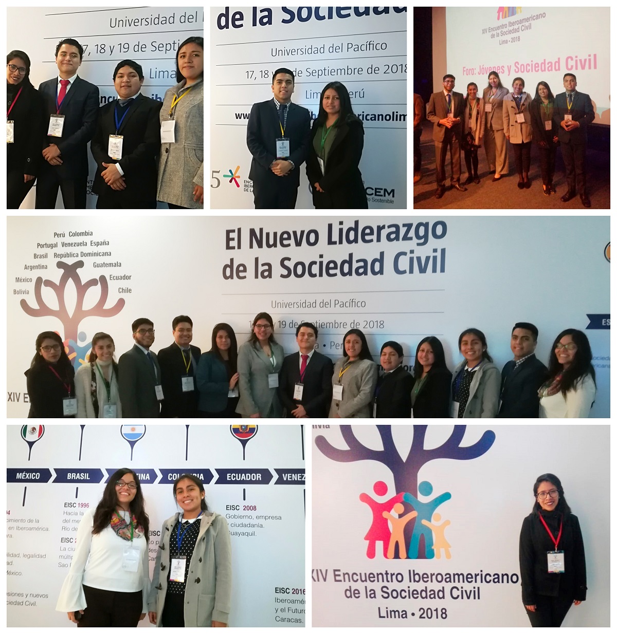Nuestros estudiantes líderes participaron en el XIV Encuentro Iberoamericano de la Sociedad Civil