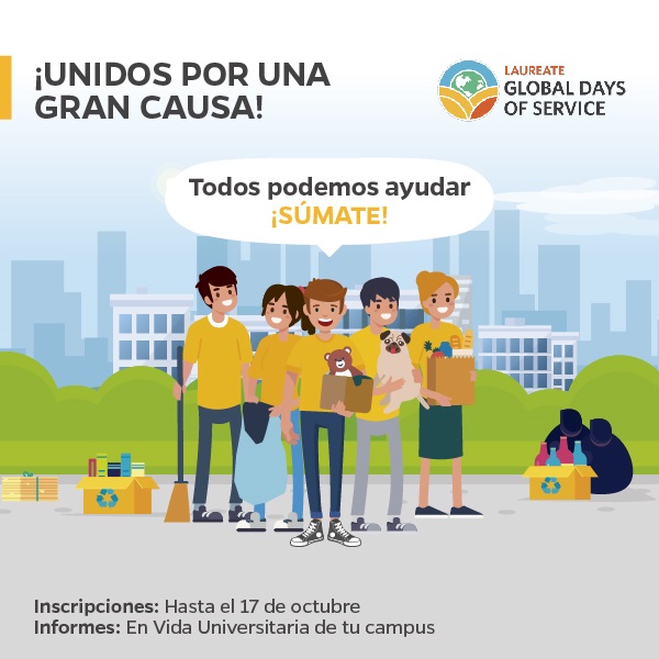 Unidos logramos más, súmate al Global Days of Service 2018