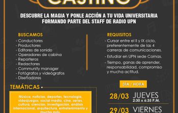 ¿Te gusta la radiofonía? Participa en la convocatoria de Radio UPN