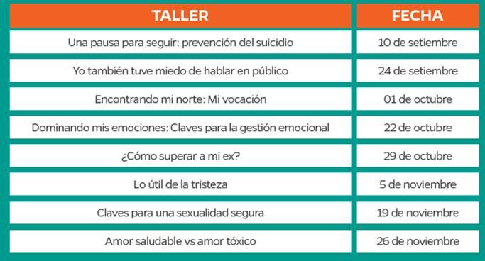 Conoce el programa que Habla Martes tiene para ti el semestre 2019-II