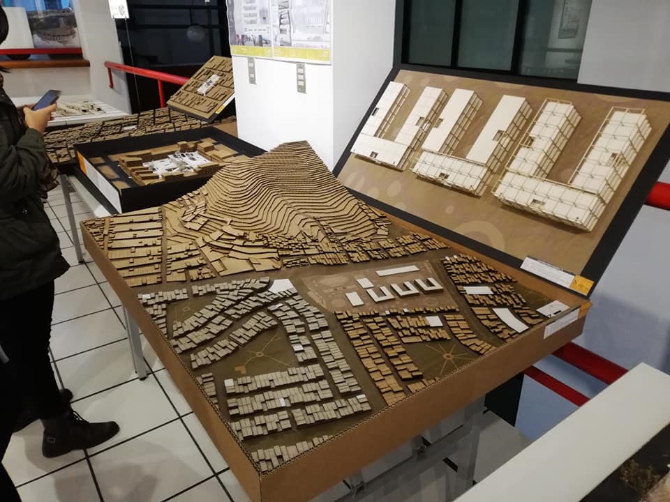 Proyectos de nuestros estudiantes se exhibieron en el Colegio de Arquitectos del Perú