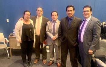 Docentes de Derecho UPN visitaron universidades colombianas UCC y UNILIBRE