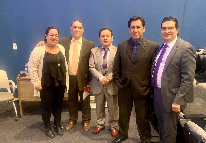Docentes de Derecho UPN visitaron universidades colombianas UCC y UNILIBRE