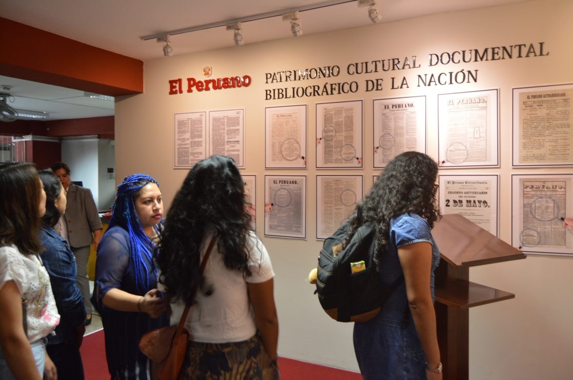 ¡Pasantía de portada! Nuestros estudiantes conocieron El Comercio, Andina y El Peruano