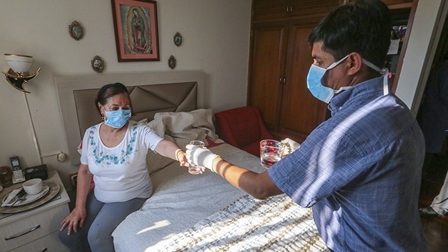 pacientes covid-19 en casa