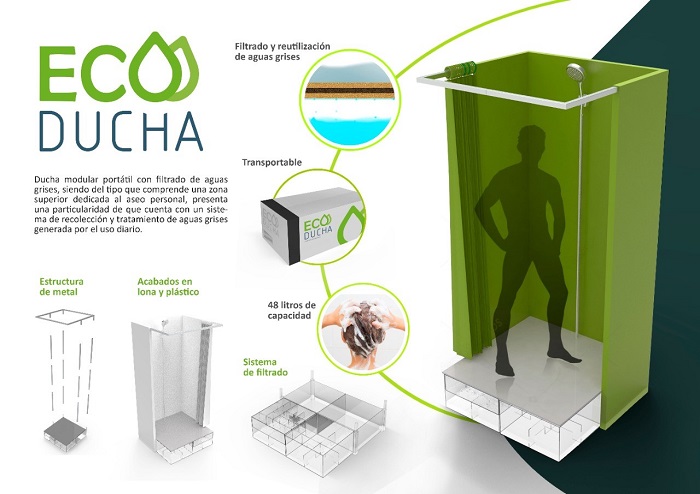 ducha ecológica