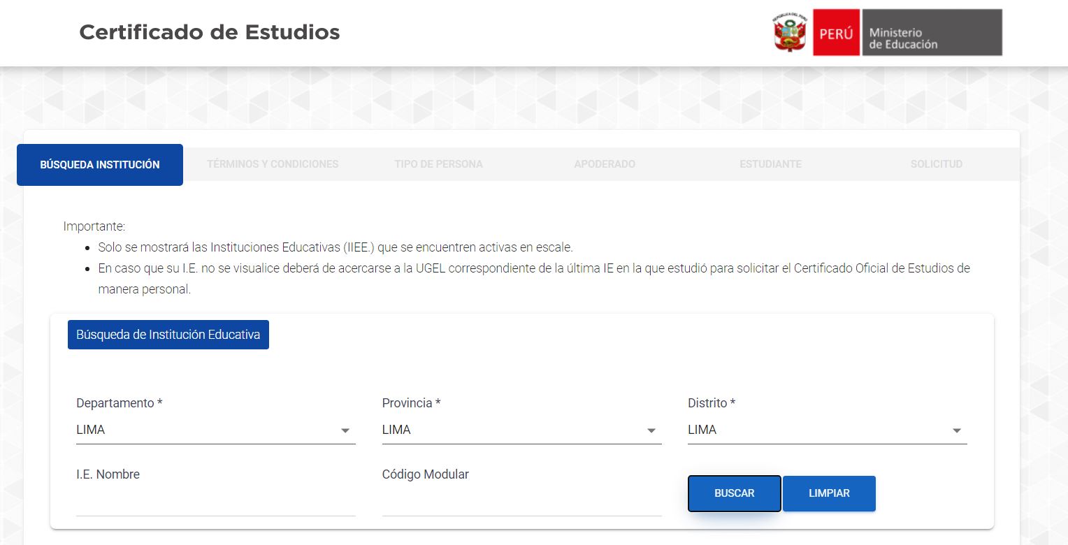 certificado de estudios 2
