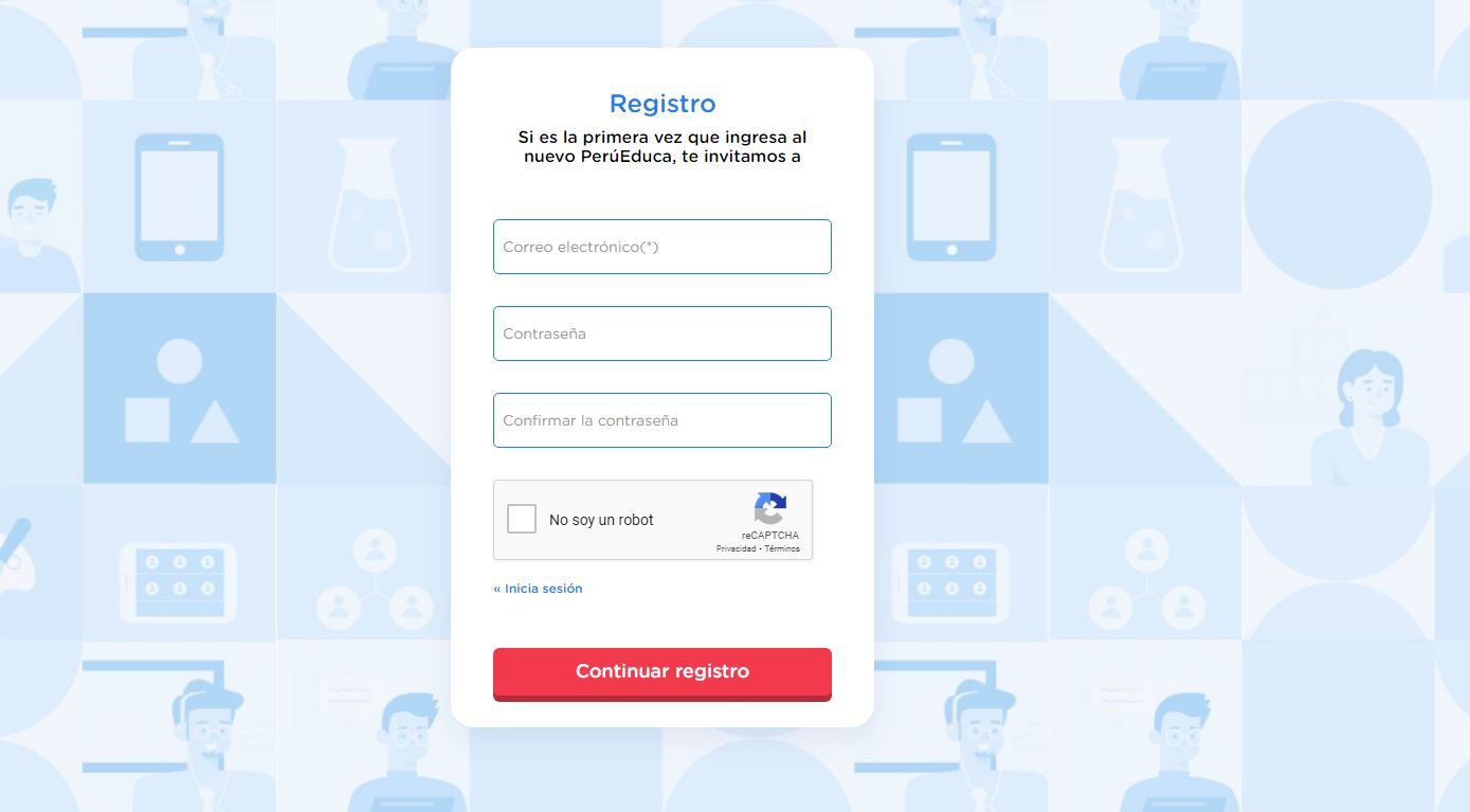 Inscribirme en perú educa