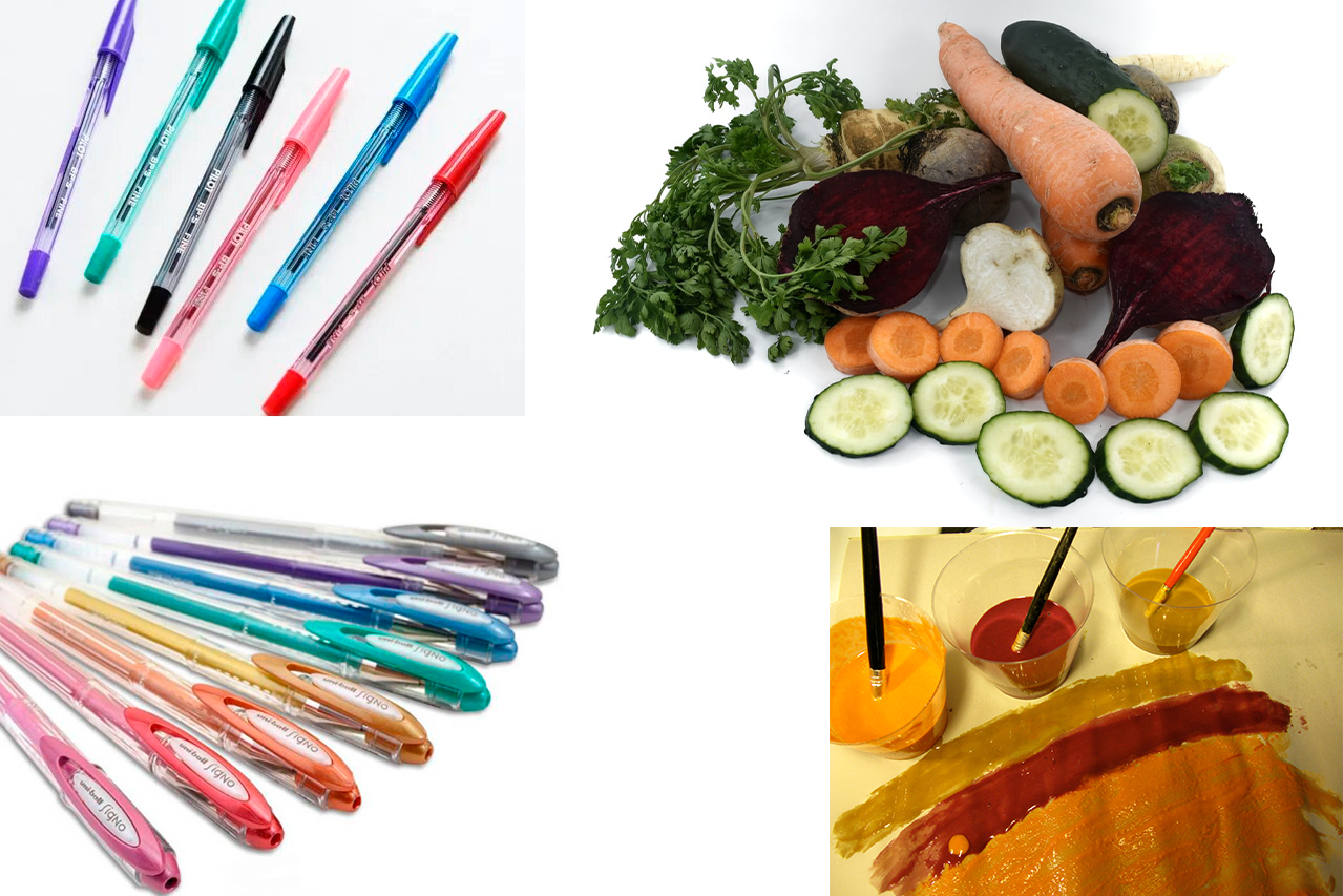 Lapiceros de tinta ecológica Experimentos para secundaria
